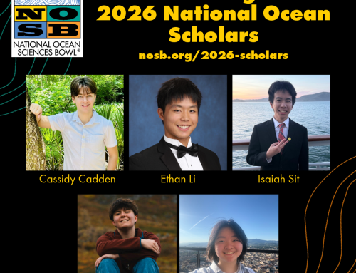 Introducing the 2026 NOSB National Ocean Scholars